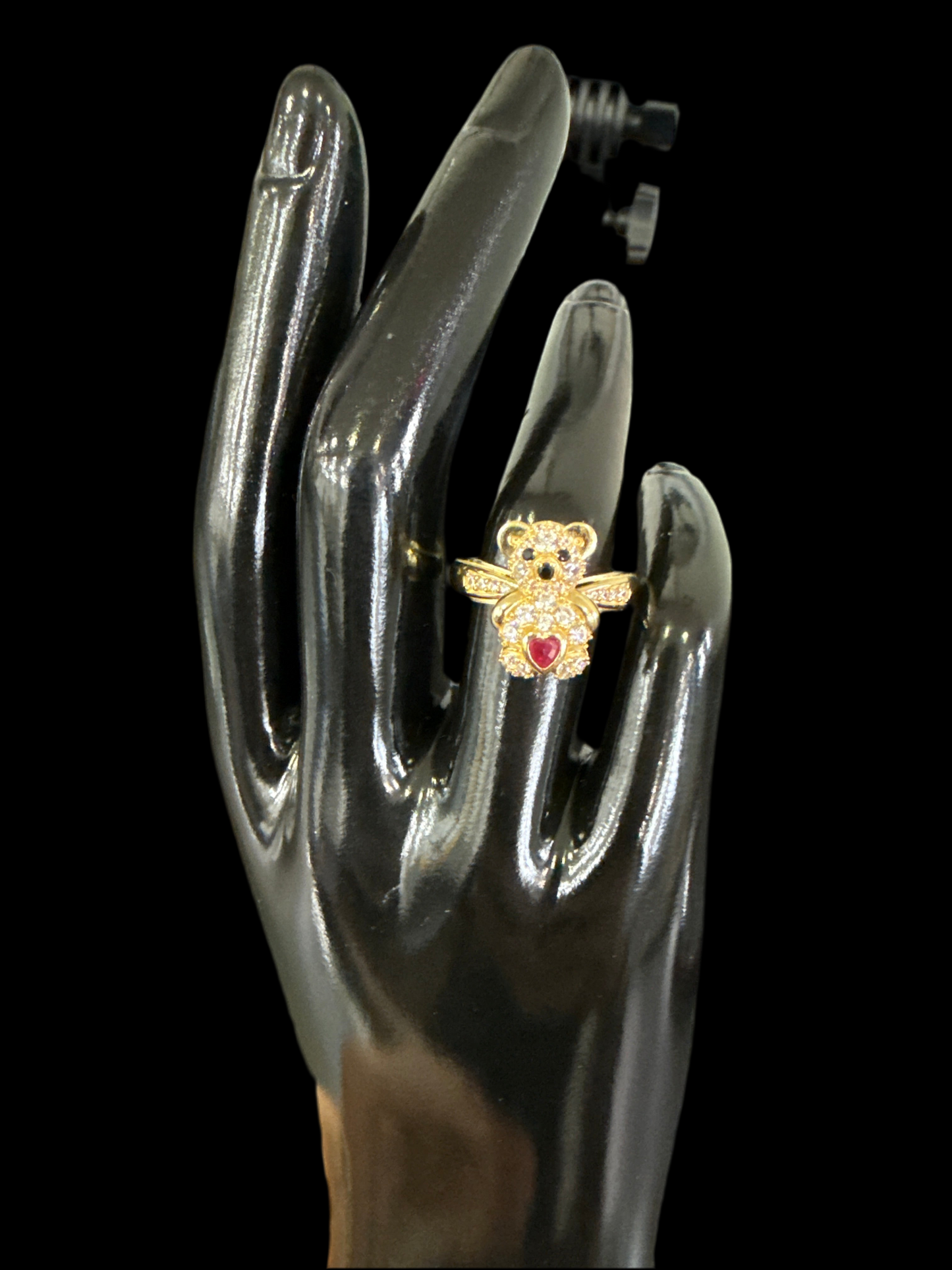 Teddy bear ring