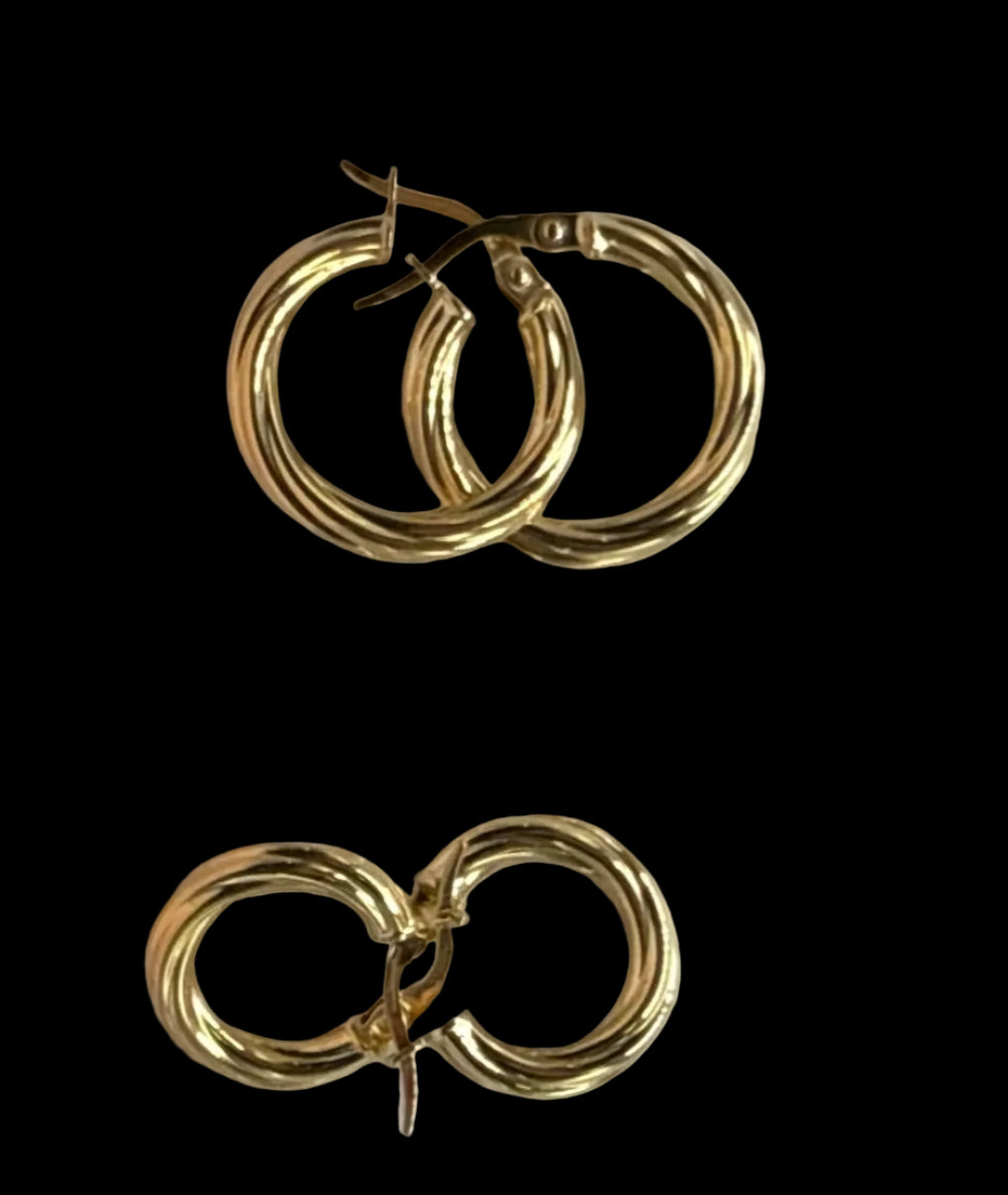 Set de argollas 10k