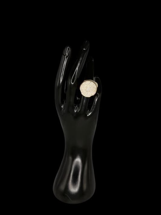 Anillo roseta 10k de hombre