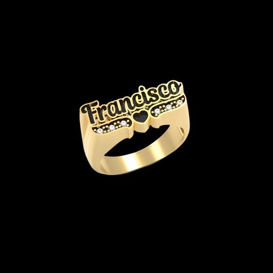 Anillos personalizados con nombre