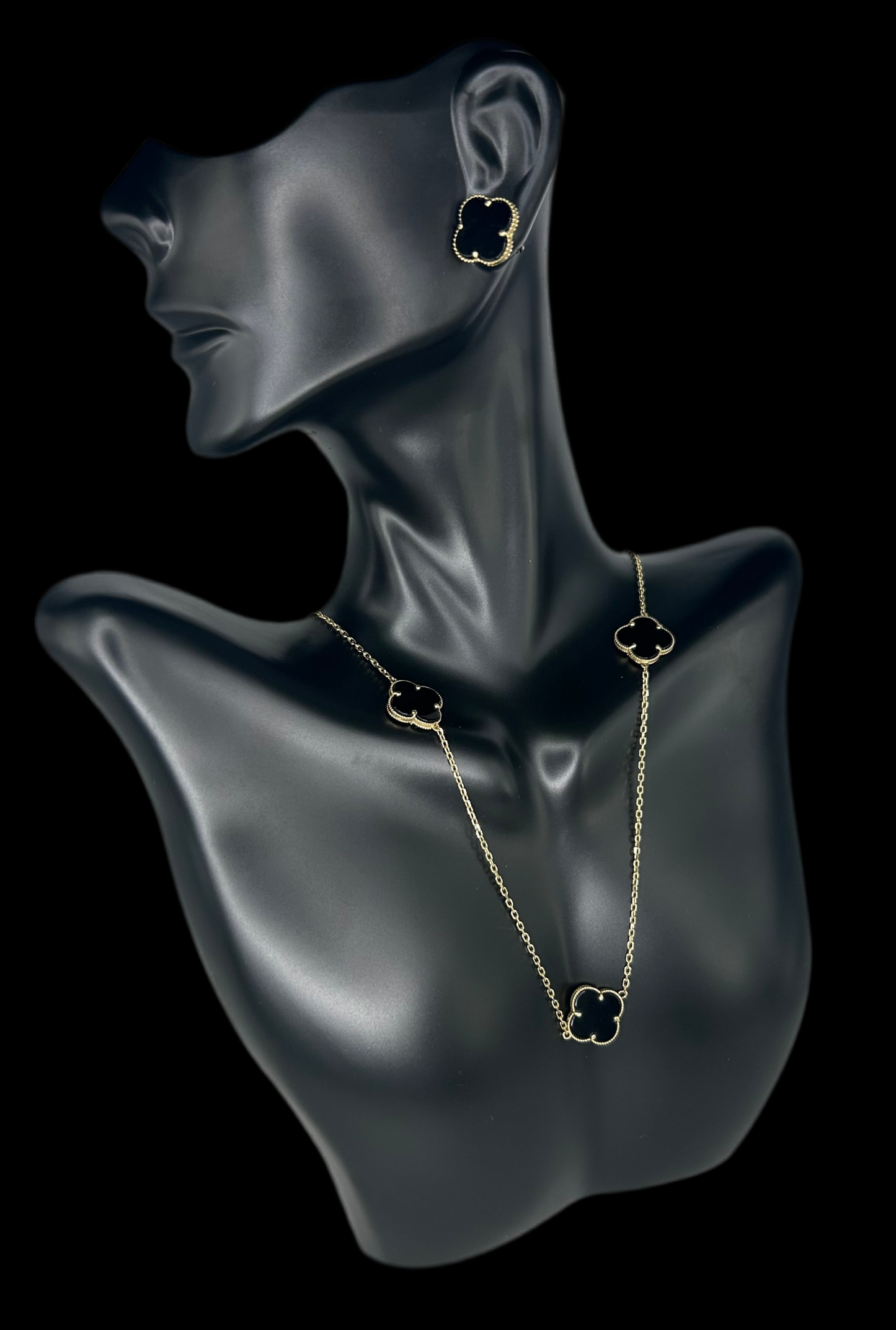 Collar 14k de flores