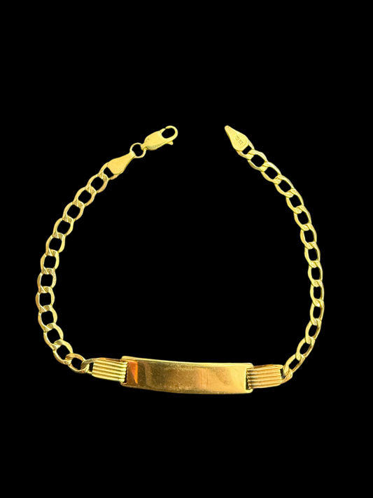 Pulsera de placa de adulto