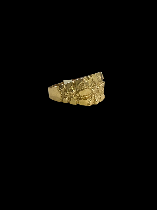 Anillo de hombre estilo nugget