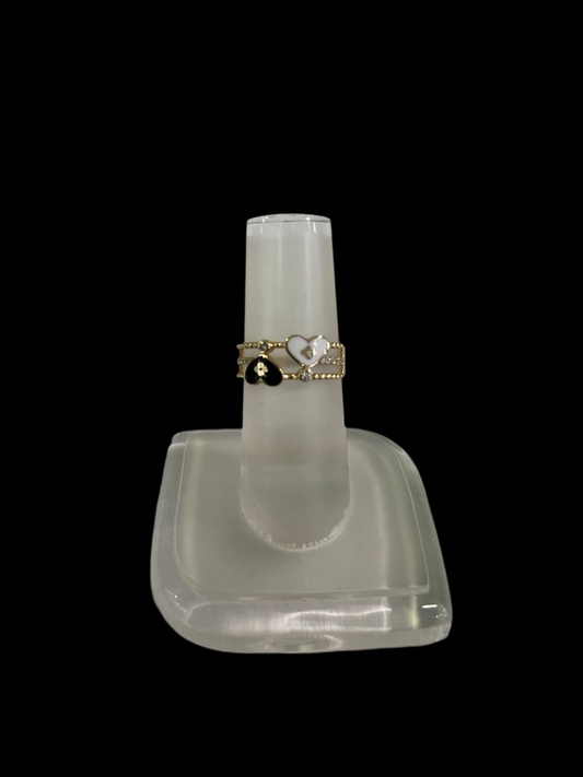 Anillo de corazón 14k