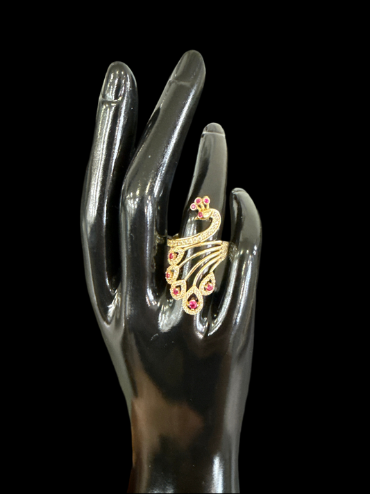 Anillo de pavo real
