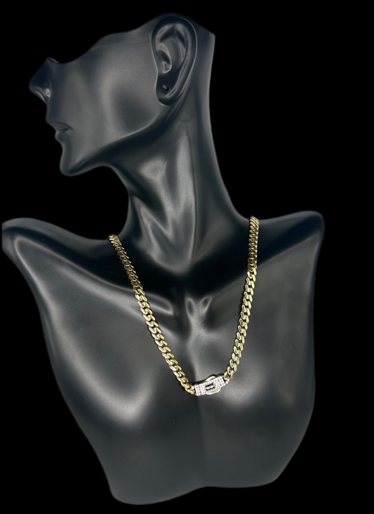 Cadena  monaco 14k