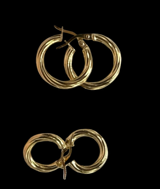Set de argollas 10k